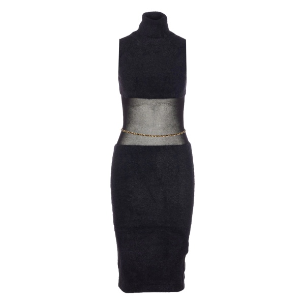 sleeveless midi dress