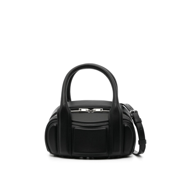 small Roc panelled leather bag