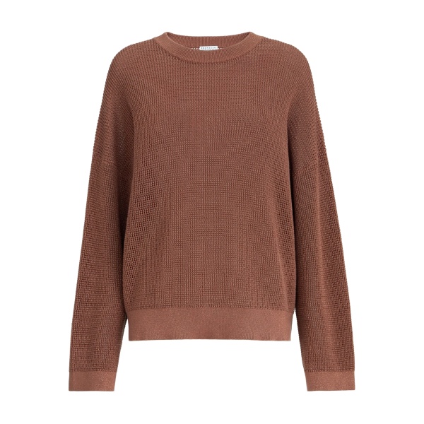 sparkling-detail long-sleeve sweater