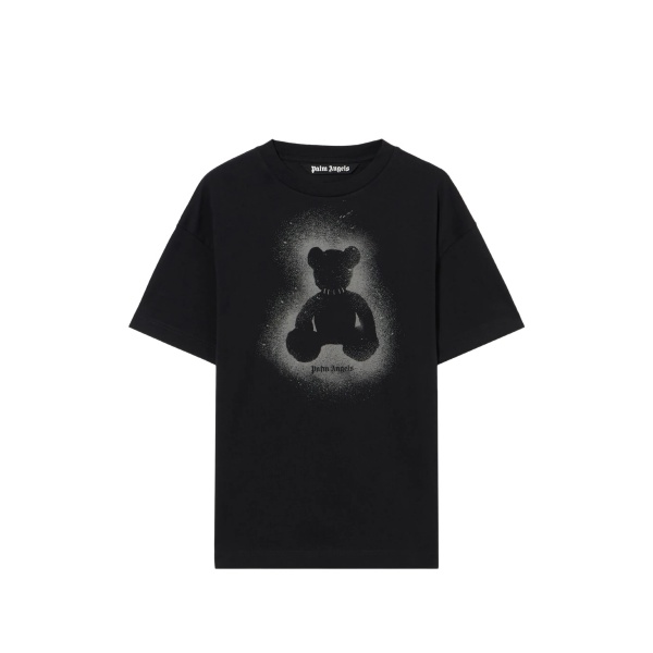 spray bear graphic T-shirt