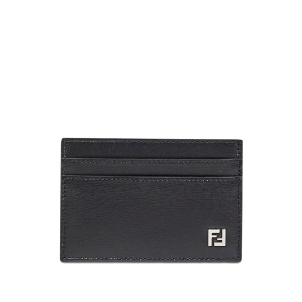 squared ff leather wallet