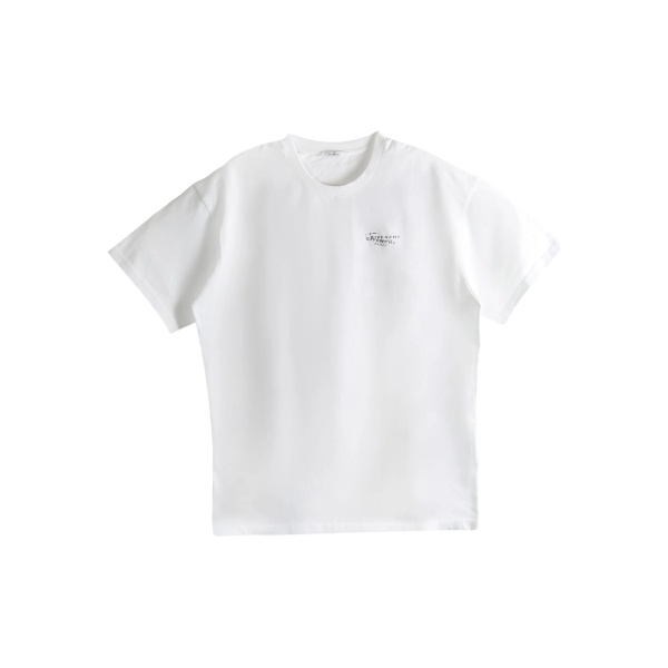 stamp print on the chest T-shirt