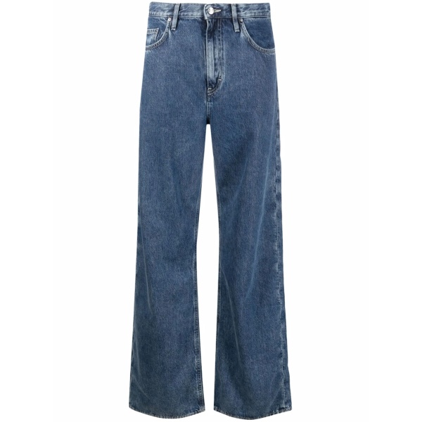 straight-leg jeans