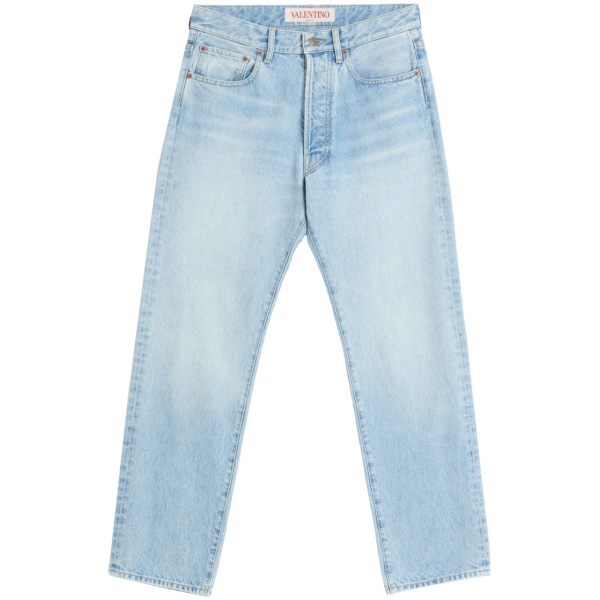 straight-leg jeans