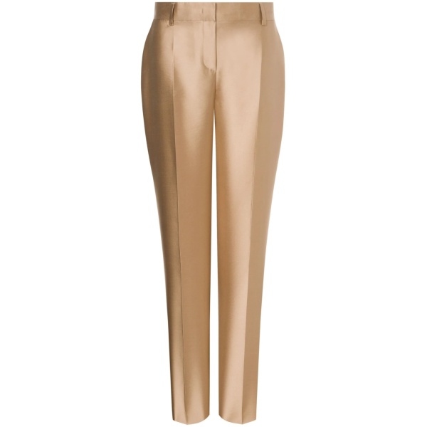 straight-leg tailored trousers