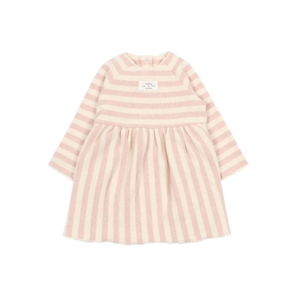 stripe long-sleeve dress