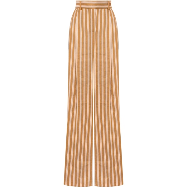 striped wide-leg trousers