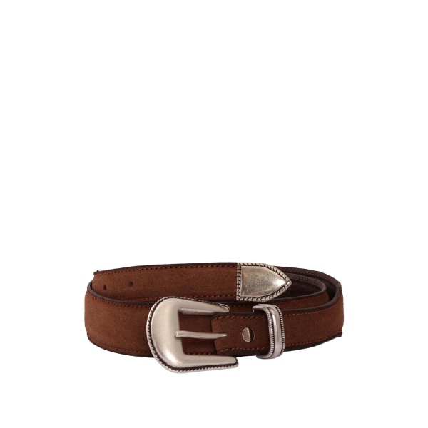 stud-embellished leather belt