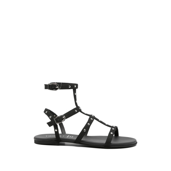 studded-strap sandals