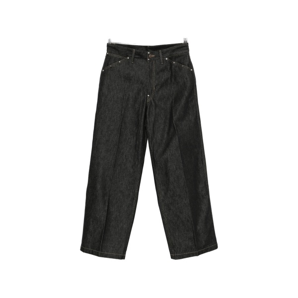 studs-detail five-pockets jeans