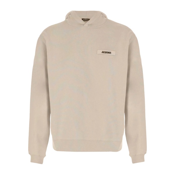 The Gros Grain logo-plaque hooded sweatshirt
