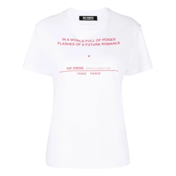 Tour-print short-sleeve T-shirt
