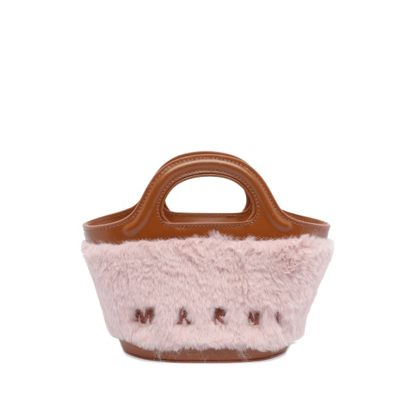 trimmed leather mini bag
