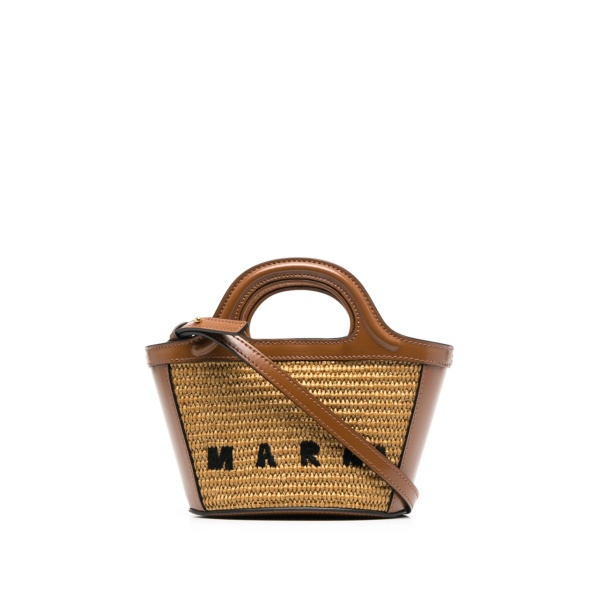 Tropicalia logo-embroidered tote bag