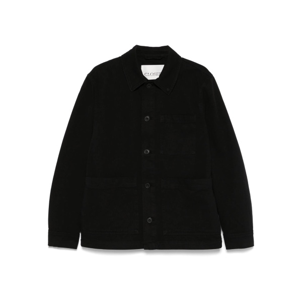 twill-weave shirt jacket