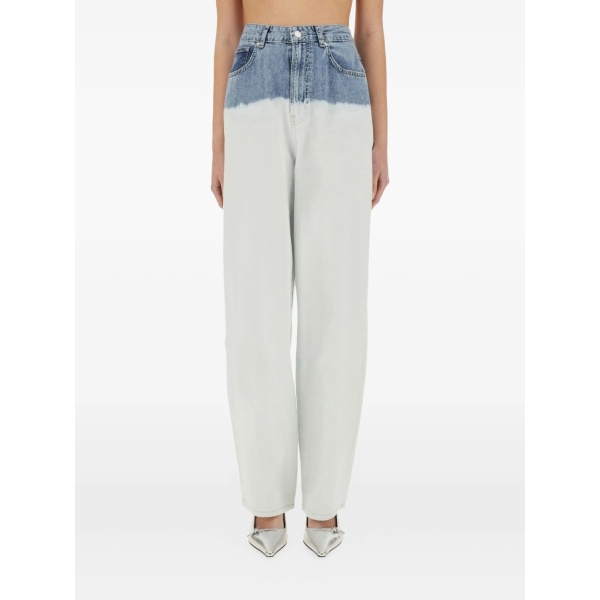 two-tone moschino jeans