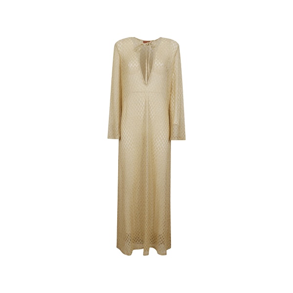 V-neck maxi dress