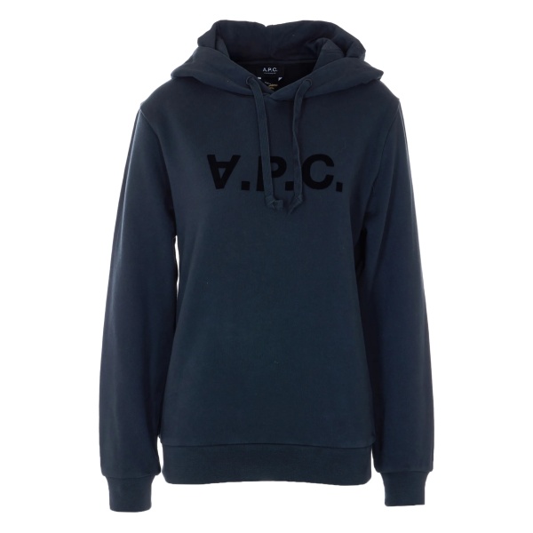 velvet logo hoodie