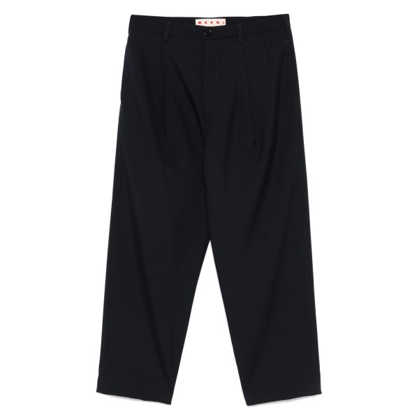 virgin-wool trousers