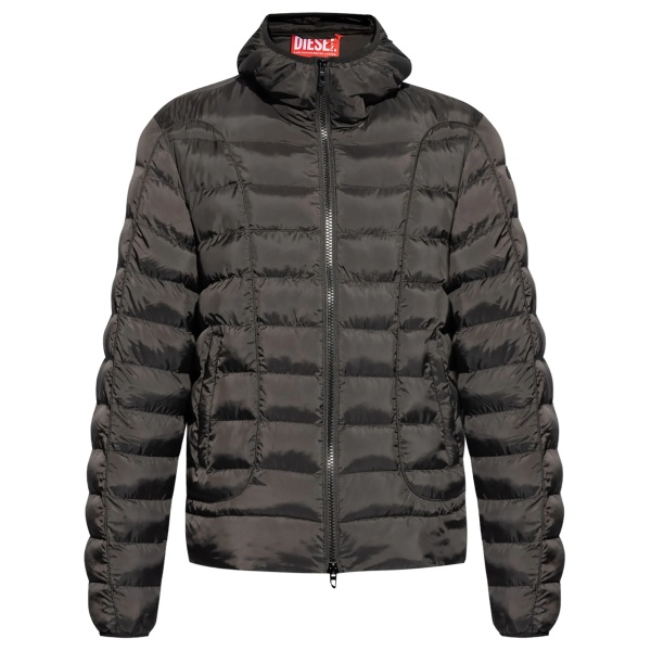 W-Stone logo-appliqué puffer jacket