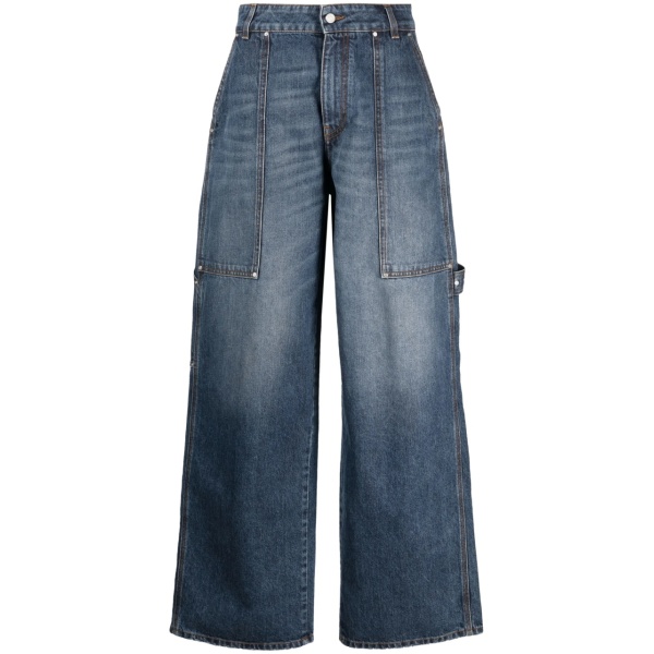 wide-leg jeans
