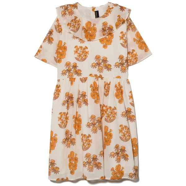 Wildflowers-print short-sleeved dress