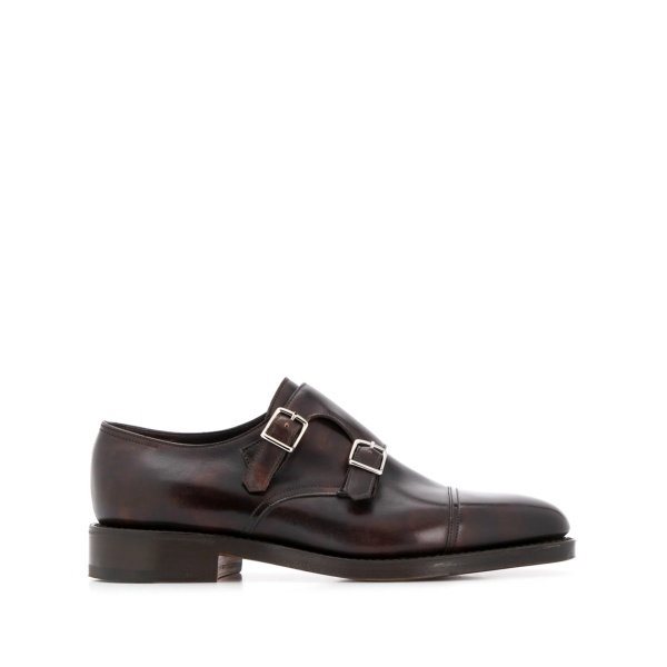 William buckled monk shoes