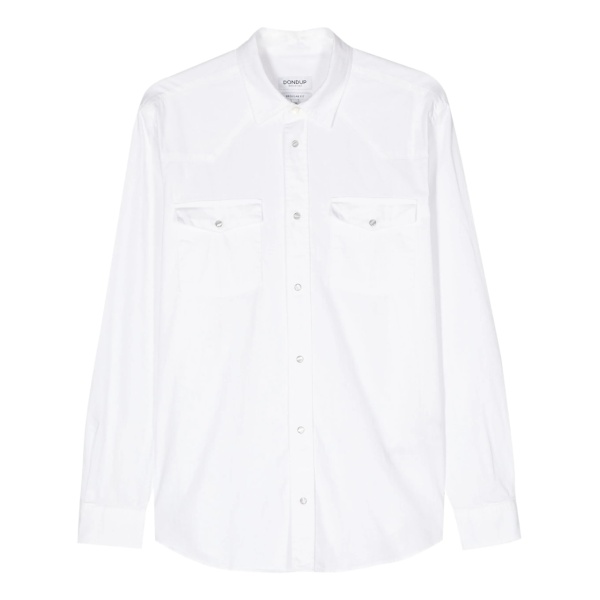 yoke-design shirt