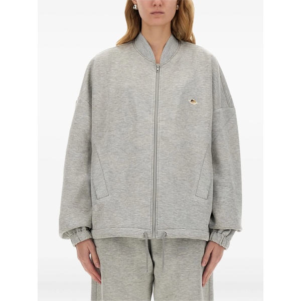 zip-up bomber jacket