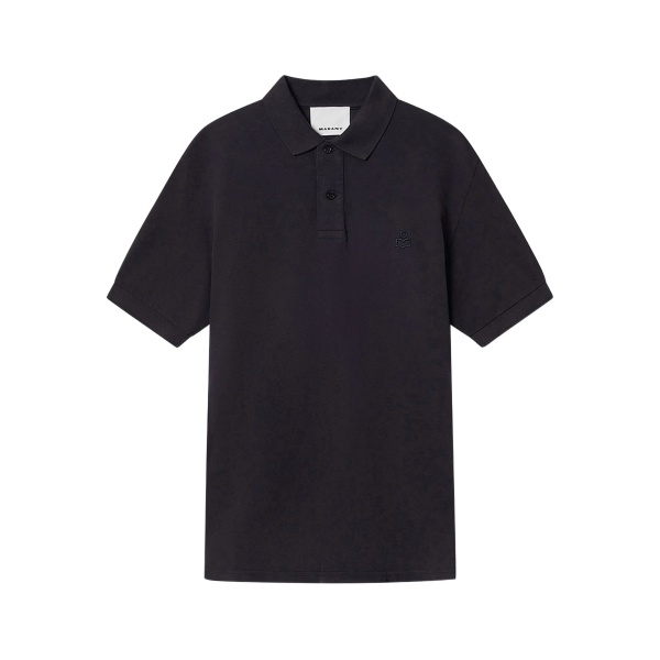 Afko embroidered polo shirt