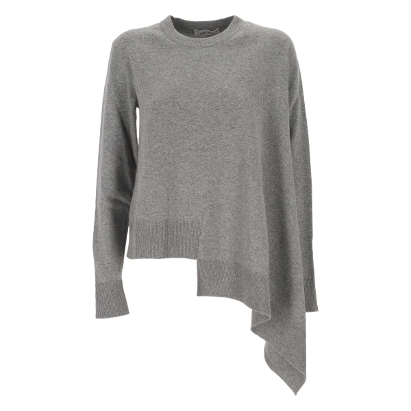 asymmetric cashmere knit