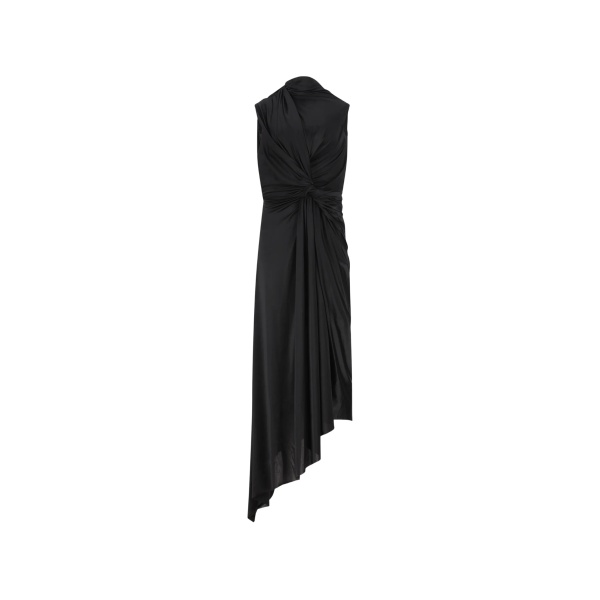 asymmetrical midi dress
