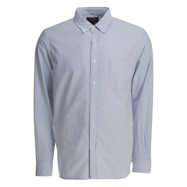 B.D. striped chest-pocket shirt