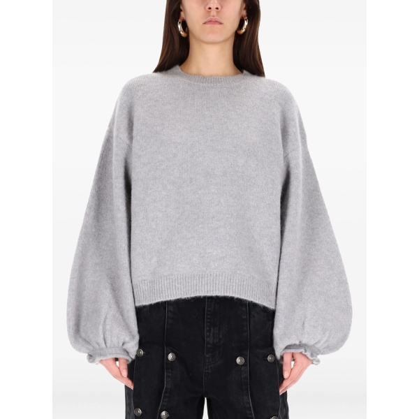 balloon-sleeves sweater