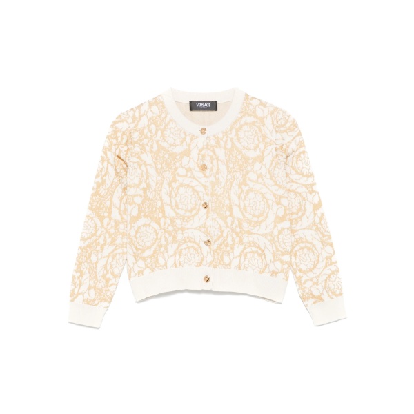 Barocco jacquard cardigan