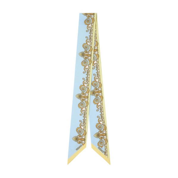 baroque-print scarf