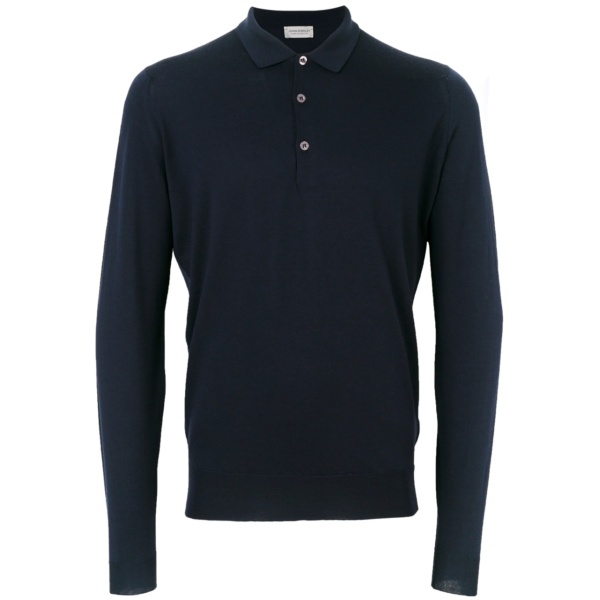 Belper knitted polo shirt