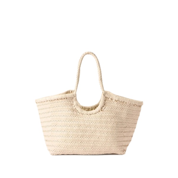 big Nantucket braided-handle tote bag