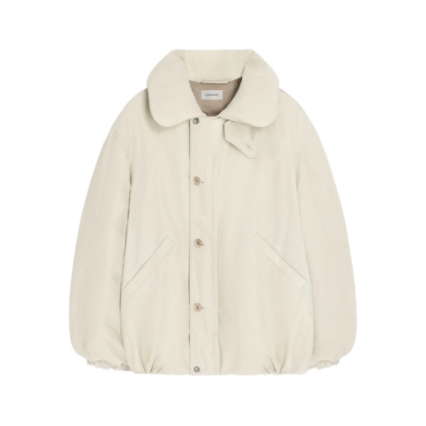 bubble-collar puffer jacket