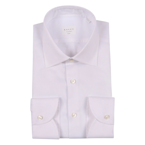 button-cuff cotton shirt