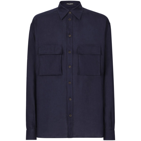 button-up linen shirt