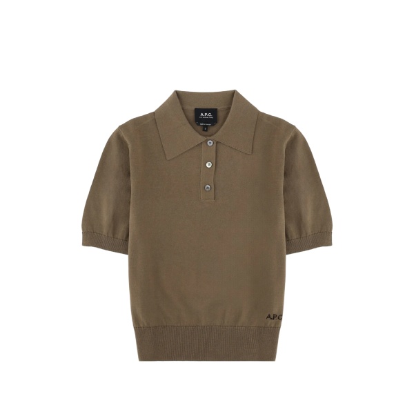 button-up polo T-shirt