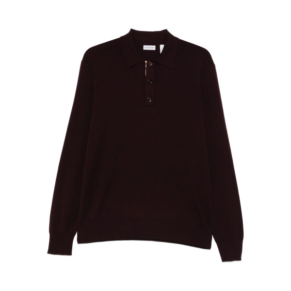 buttoned polo shirt