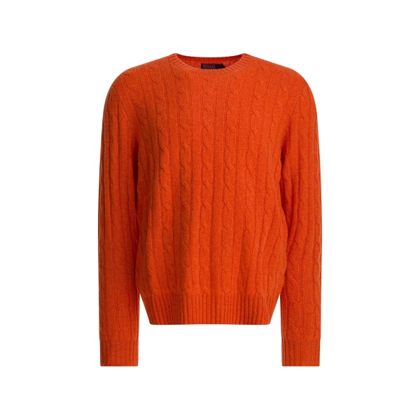 cable-knit cashmere sweater