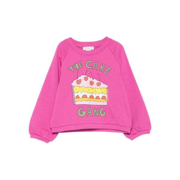cake-print sweatshirt