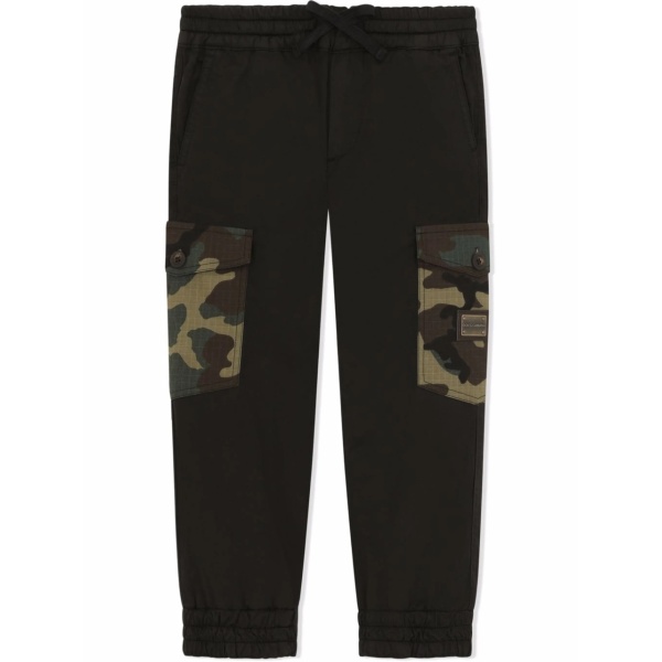 cargo-print pocket track trousers