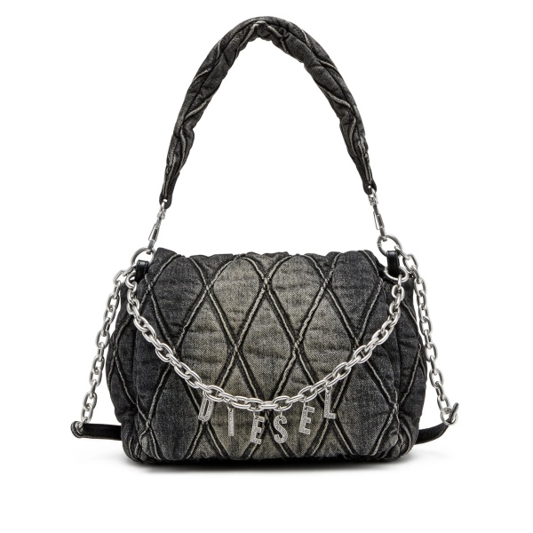 Charm-D M denim shoulder bag