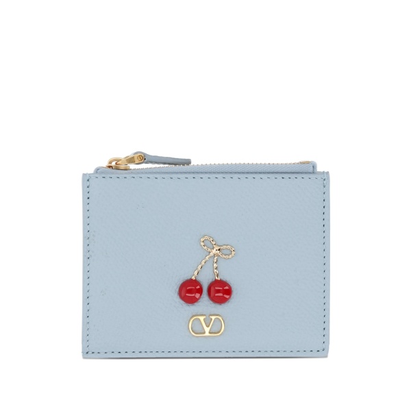 cherry-applique cardholder