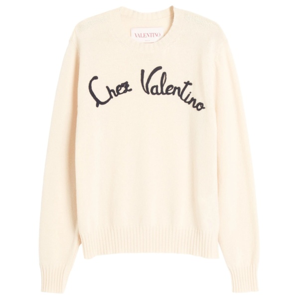 Chez Valentino-embroidered sweater