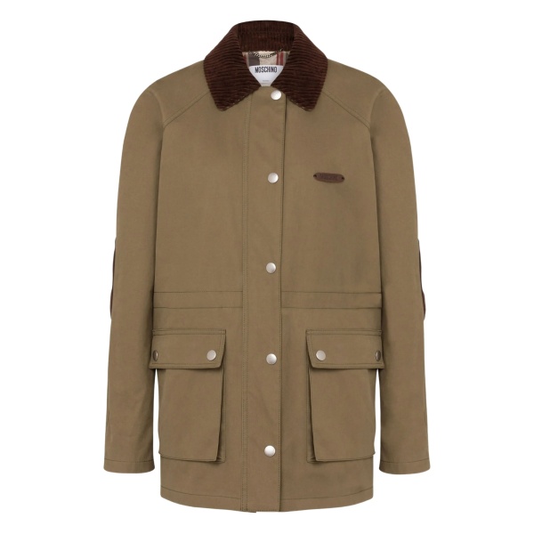 corduroy-collar utility jacket